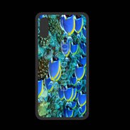 Coque  Iphone X PREMIUM Banc de poissons bleus