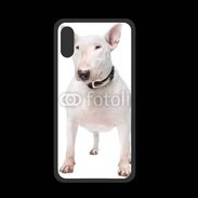 Coque  Iphone X PREMIUM Bull Terrier blanc 600
