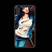 Coque  Iphone X PREMIUM Brune fashion 1