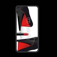 Coque  Iphone X PREMIUM Escarpins et tube de rouge à lèvres