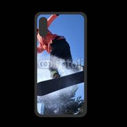 Coque  Iphone X PREMIUM Saut en Snowboard