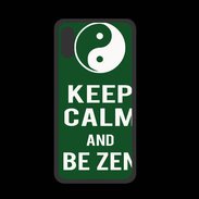 Coque  Iphone X PREMIUM Keep Calm Be Zen Vert