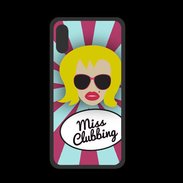 Coque  Iphone X PREMIUM Miss Clubbing Blonde