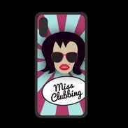 Coque  Iphone X PREMIUM Miss Clubbing Brune