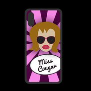 Coque  Iphone X PREMIUM Miss Cougar Rousse