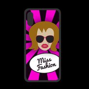 Coque  Iphone X PREMIUM Miss Fashion Rousse