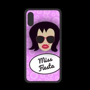 Coque  Iphone X PREMIUM Miss Fiesta Brune