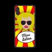 Coque  Iphone X PREMIUM Miss Latina Blonde
