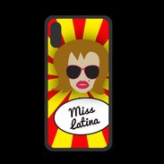Coque  Iphone X PREMIUM Miss Latina Rousse