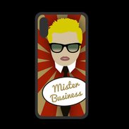 Coque  Iphone X PREMIUM Mister Business Blond