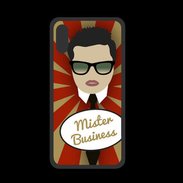 Coque  Iphone X PREMIUM Mister Business Brun
