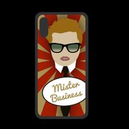 Coque  Iphone X PREMIUM Mister Business Roux