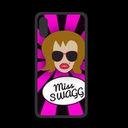 Coque  Iphone X PREMIUM Miss Swag Rousse