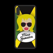Coque  Iphone X PREMIUM Miss Jamaica Blonde