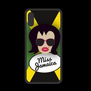 Coque  Iphone X PREMIUM Miss Jamaica Brune