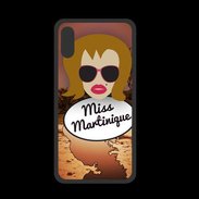 Coque  Iphone X PREMIUM Miss Martinique Rousse