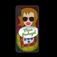 Coque  Iphone X PREMIUM Miss Portugal Rousse