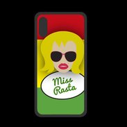 Coque  Iphone X PREMIUM Miss Rasta Blonde