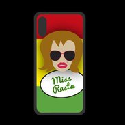 Coque  Iphone X PREMIUM Miss Rasta Rousse