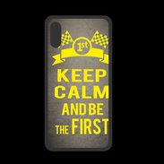 Coque  Iphone X PREMIUM Keep Calm and Be the First Gris