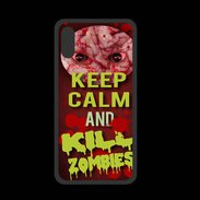 Coque  Iphone X PREMIUM Keep Calm and Kill Zombies Rouge