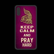 Coque  Iphone X PREMIUM Keep Calm and Pray Muslim Rose