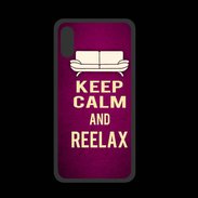 Coque  Iphone X PREMIUM Keep Calm and Reelax Rose