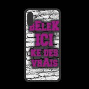 Coque  Iphone X PREMIUM Belek Ici Violet