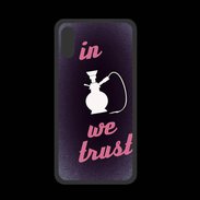 Coque  Iphone X PREMIUM In Chicha We trust Rouge ZG