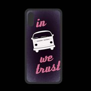 Coque  Iphone X PREMIUM In Combi We trust Rouge ZG