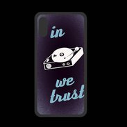 Coque  Iphone X PREMIUM In DJ We trust Bleu ZG