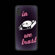 Coque  Iphone X PREMIUM In DJ We trust Rouge ZG
