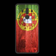 Coque  Huawei MATE 10 PRO PREMIUM Drapeau Portugal imitation bois