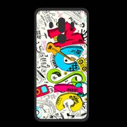 Coque  Huawei MATE 10 PRO PREMIUM Graffiti Musique