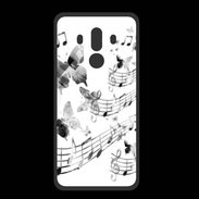 Coque  Huawei MATE 10 PRO PREMIUM Dessin de note de musique en noir et blanc 75