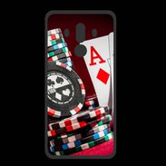 Coque  Huawei MATE 10 PRO PREMIUM Paire d'As au poker