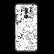 Coque  Huawei MATE 10 PRO PREMIUM Design Fleur Tribal