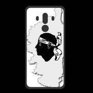 Coque  Huawei MATE 10 PRO PREMIUM Carte de la Corse avec tête 5