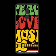 Coque  Huawei MATE 10 PRO PREMIUM Peace Love Music