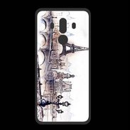 Coque  Huawei MATE 10 PRO PREMIUM Vintage Paris en dessin