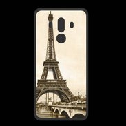 Coque  Huawei MATE 10 PRO PREMIUM Tour Eiffel Vintage en noir et blanc
