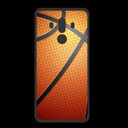 Coque  Huawei MATE 10 PRO PREMIUM Effet Ballon de basket orange et noir