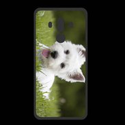 Coque  Huawei MATE 10 PRO PREMIUM Chiot terrier blanc 2