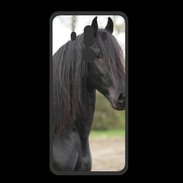 Coque  Huawei MATE 10 PRO PREMIUM Magnifique cheval noir 5