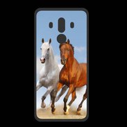 Coque  Huawei MATE 10 PRO PREMIUM Duo de chevaux