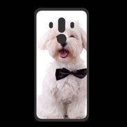 Coque  Huawei MATE 10 PRO PREMIUM Bichon avec noeud papillon