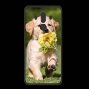 Coque  Huawei MATE 10 PRO PREMIUM Chiot Golden red river