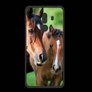Coque  Huawei MATE 10 PRO PREMIUM Jument et son poulain