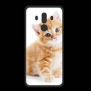 Coque  Huawei MATE 10 PRO PREMIUM Chaton marron et blanc