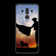 Coque  Huawei MATE 10 PRO PREMIUM Silhouette d'un toréador